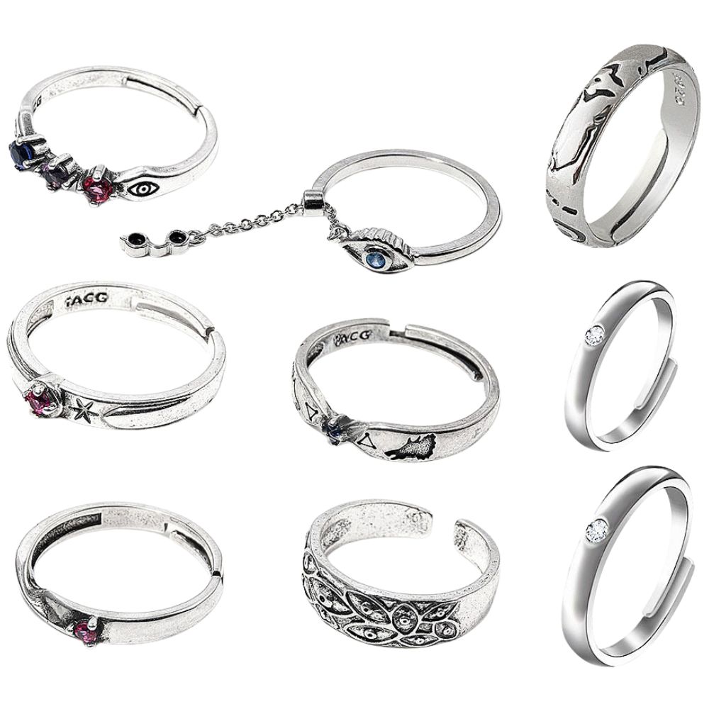 Men'S Accessories Rings - Anime JJK Yüzükler Yuta Okkotsu Cosplay