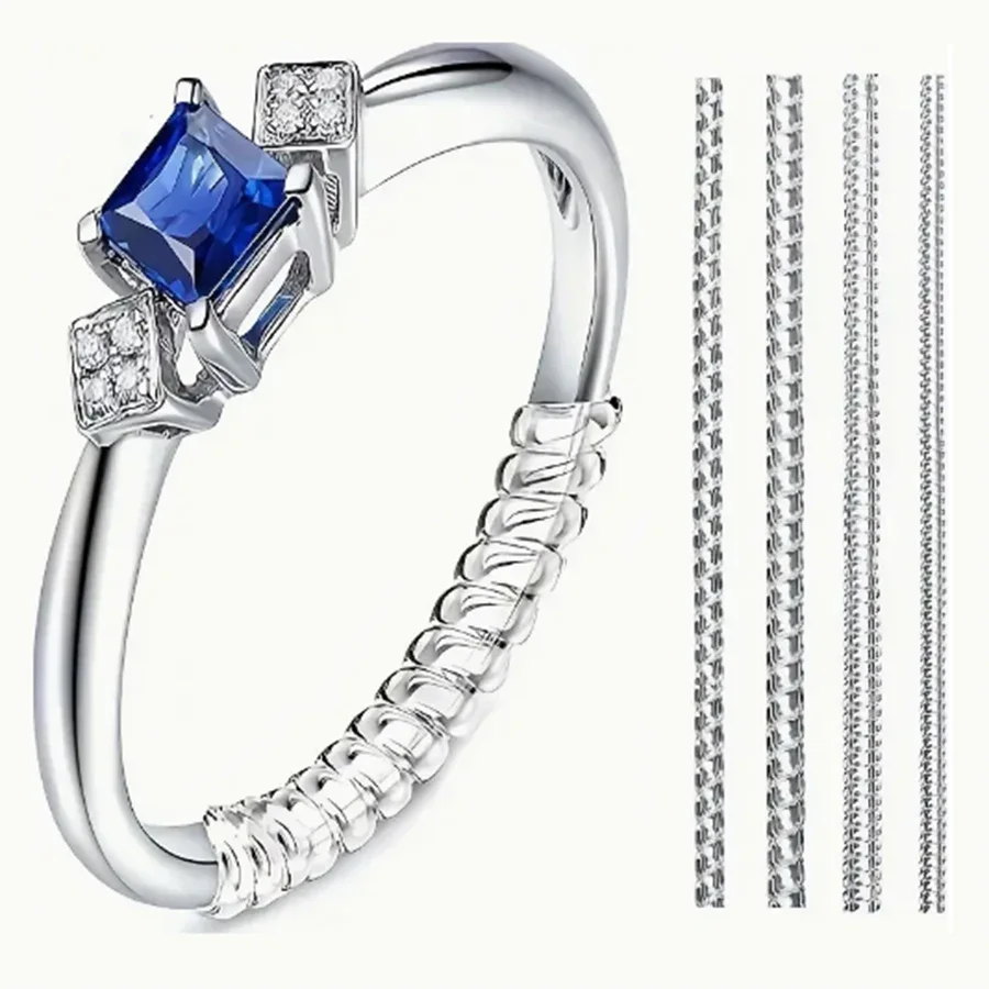 Men'S Accessories Rings - 4/8 adet-Halka Boyutu Ayarlayıcı-Görünmez Halka Koruyucu,