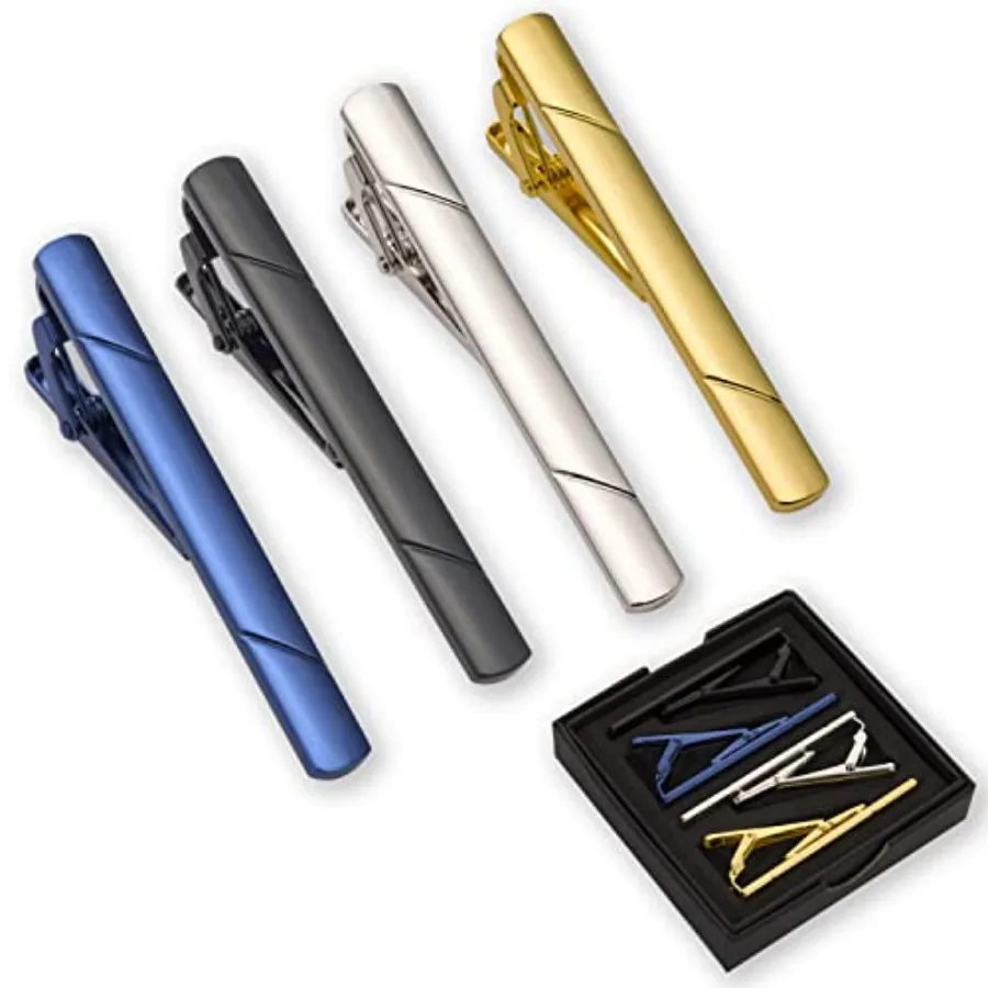 Men'S Suit Accessories - Erkekler için 4 adet kravat iğnesi,