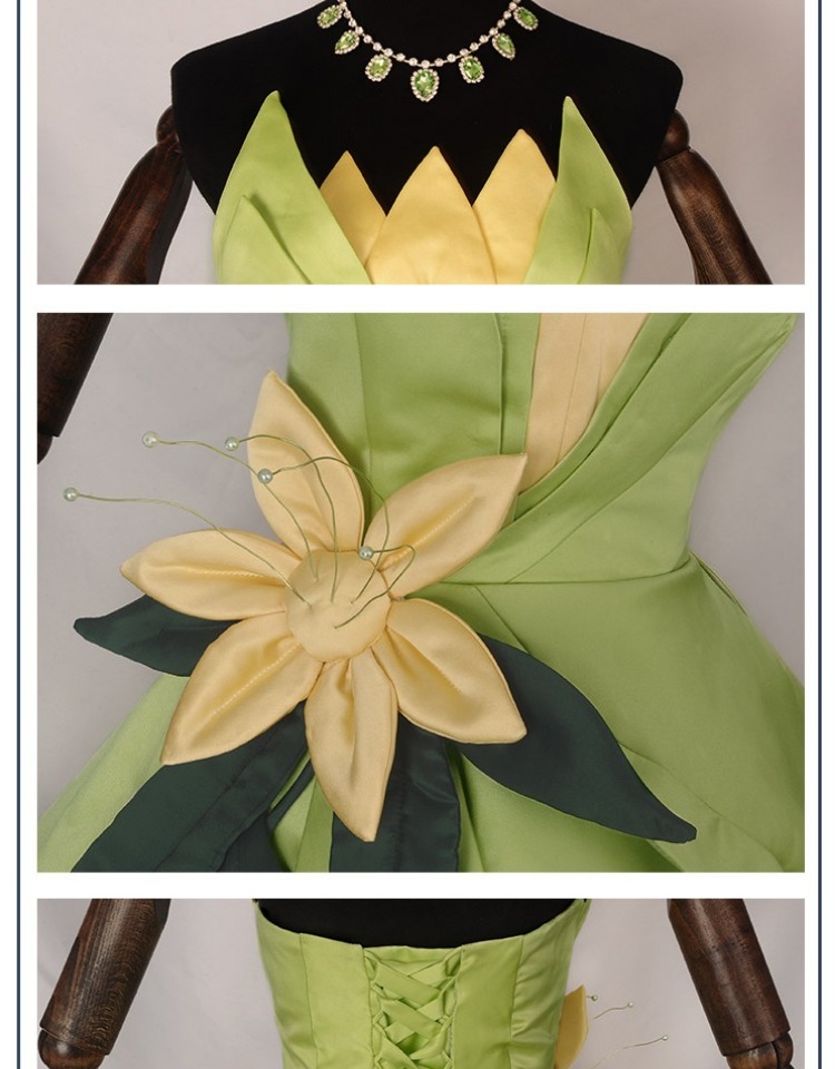 Prenses Tiana Elbise Cosplay K - Men'S Accessories For Christmas incelemesi ve fiyatı