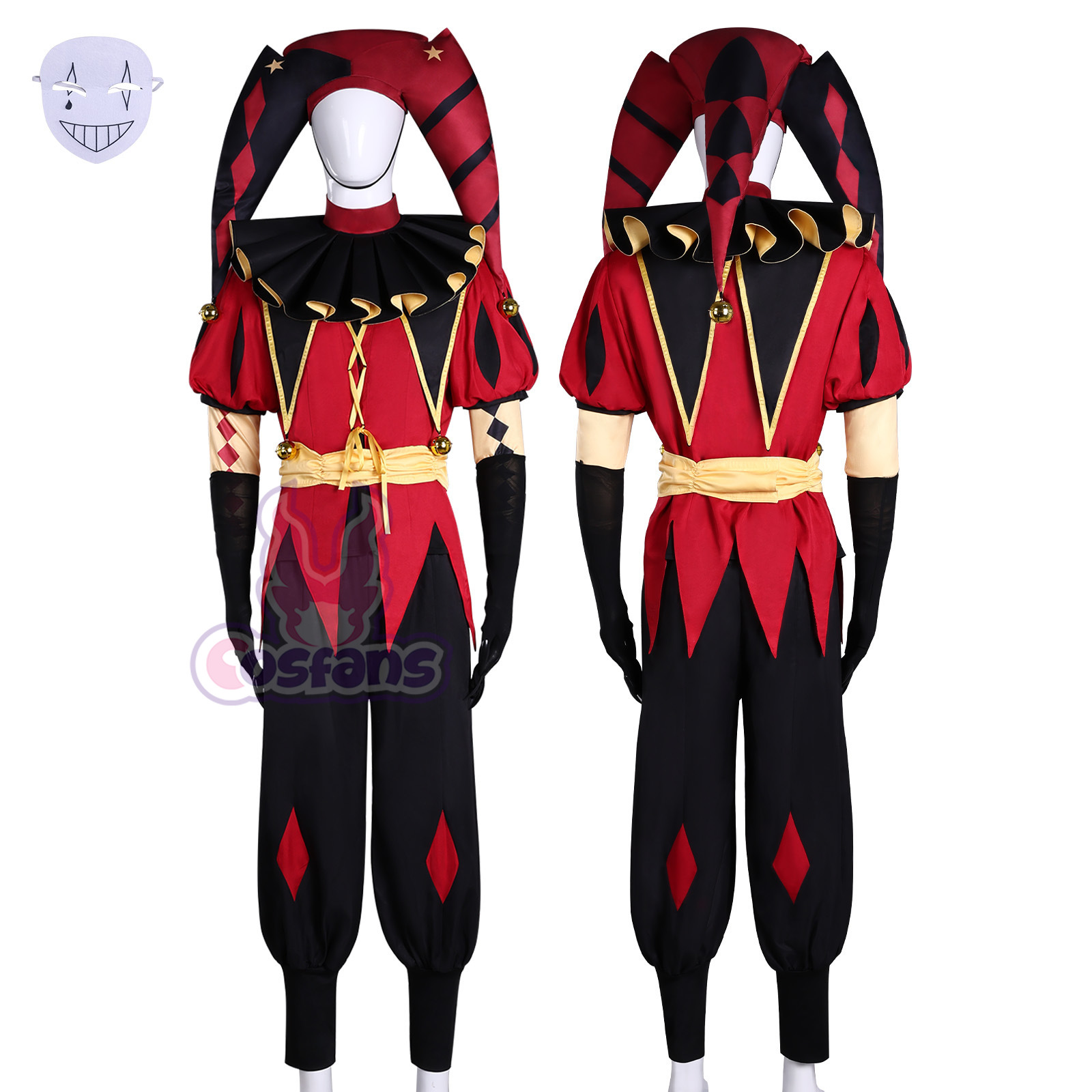 Freak Sirk Pierrot Jester Harl - Men'S Accessories For Christmas incelemesi ve fiyatı