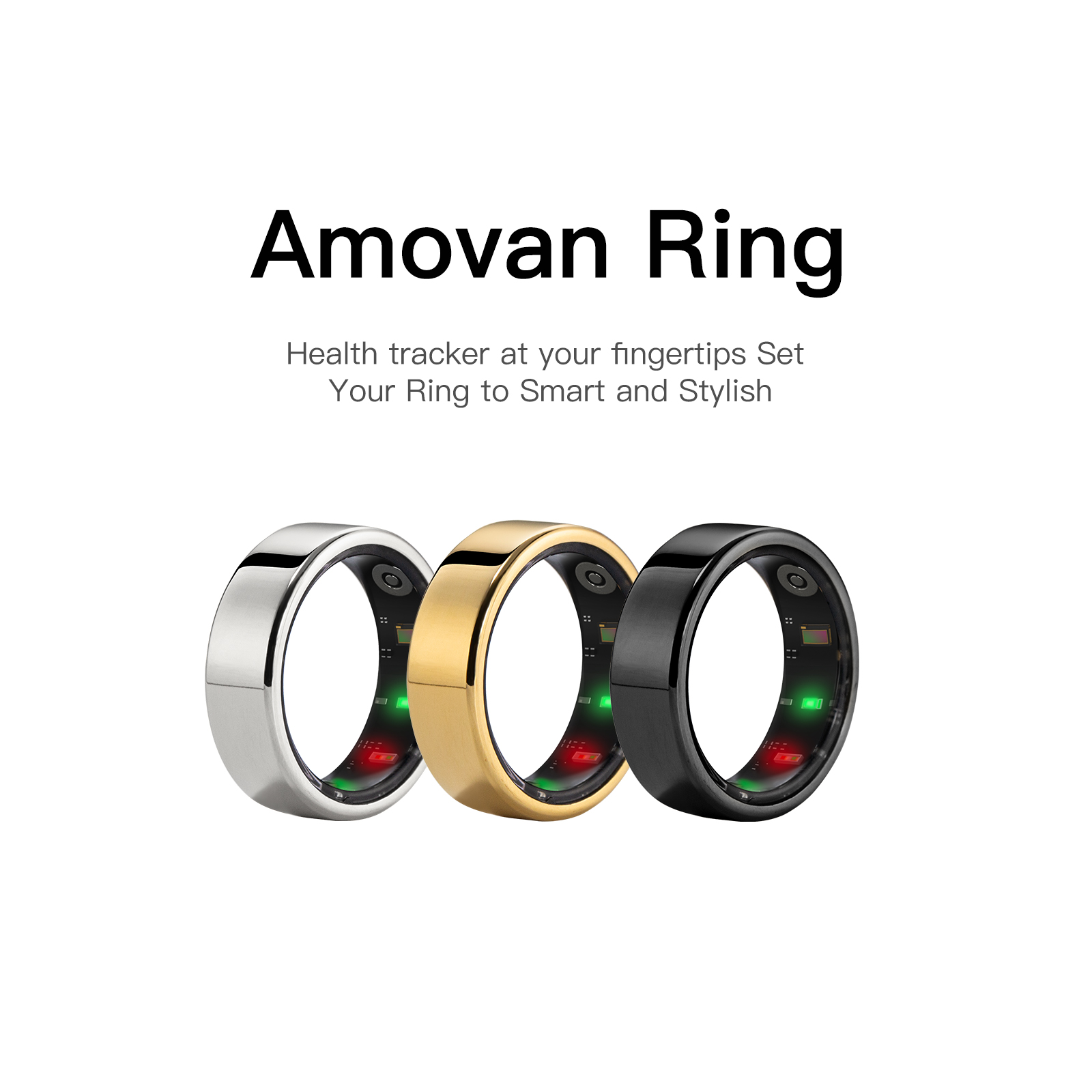 Şık Erkek Akıllı Spor Yüzüğü | - Men'S Accessories Rings incelemesi ve fiyatı