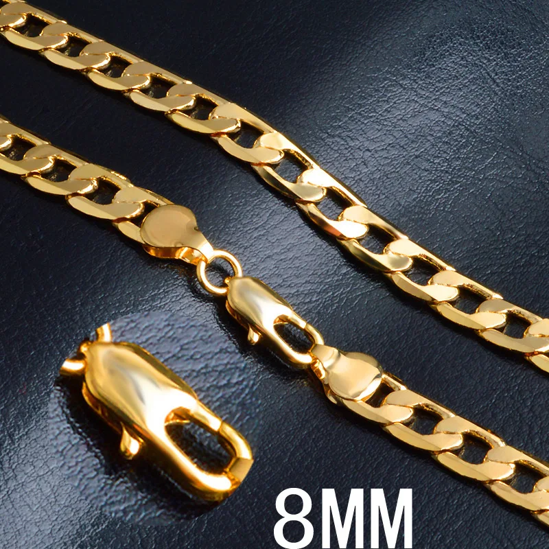 Sıcak lüks 18K altın Şanslı 8M - Men'S Accessories Affordable incelemesi ve fiyatı