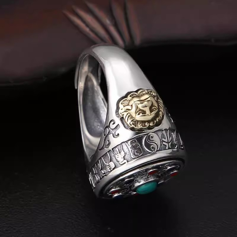 Etnik Tarzı Renkli Emaye Yüzük - Men Accessories Ethnic incelemesi ve fiyatı