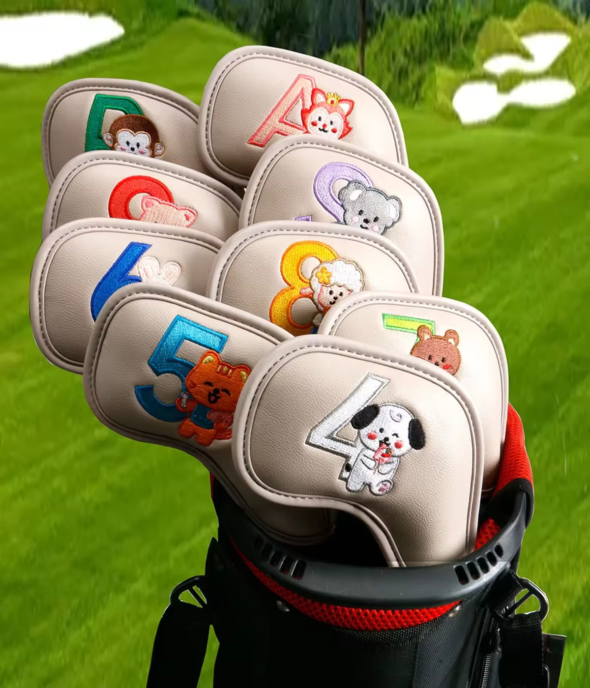 9 adet sevimli karikatür hayva - Men'S Accessories Golf incelemesi ve fiyatı