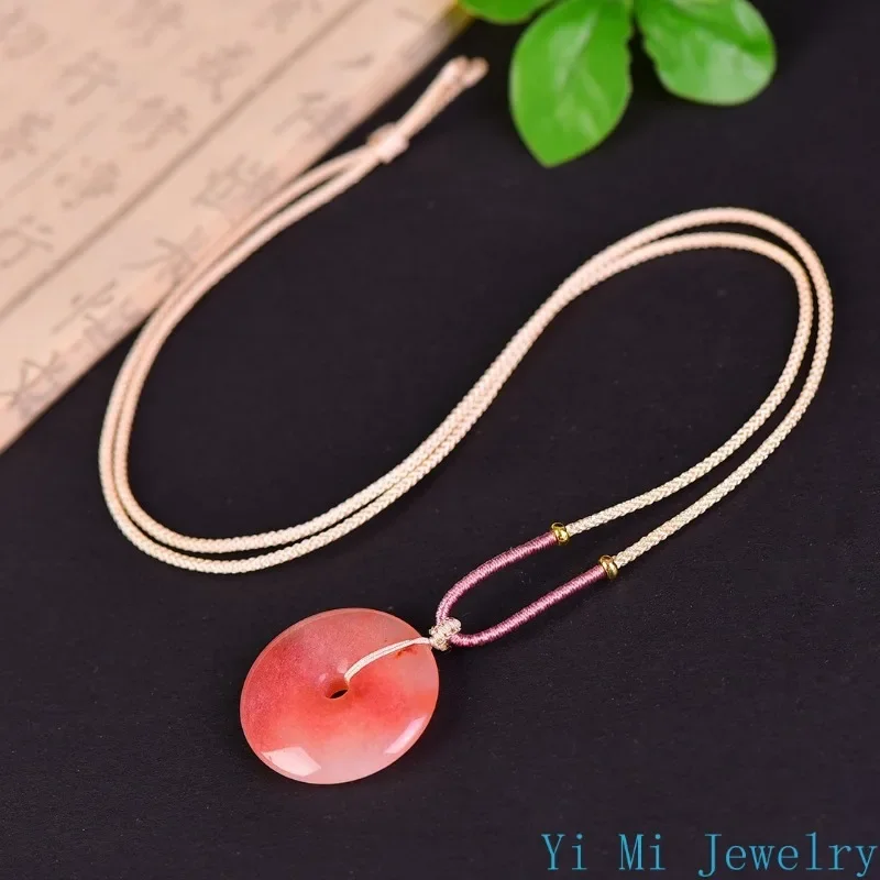 Doğal Altın Yeşim Şeftali Çiçe - Men Accessories Ethnic incelemesi ve fiyatı